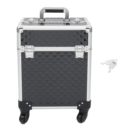 Can you get scratches out of hard sided luggage Portable Aluminum Makeup Organizer Case