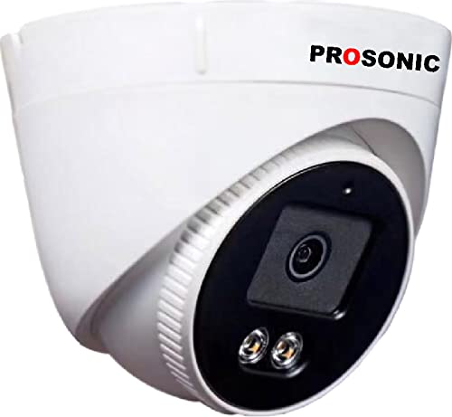 PROSONIC 5MP AHD 3.6mm- Warm Light Indoor Dome Camera PRO-AHD-20ID-ARW2WL