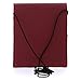 Holyart PYX Burse in Burgundy Leather and Satin