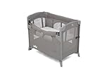 Joie Kubbie™ Sleep Reisebett, 2-in-1 Beistellbett, absenkbare Seite, herausnehmbarer Einsatz, kompakt faltbar – Geburt bis 3 Jahre (0–15 kg), Farbe Foggy Grey