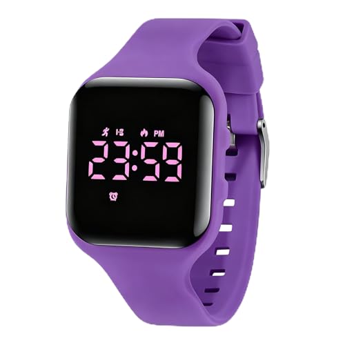 Image of Kids Watches for Girls Boys Digital Sport Watch with Step Counter Pedometer Vibration Alarm Clock, No App Waterproof Fitness Tracker Kids Watch Boys Girls Teens Students Ages 5-16