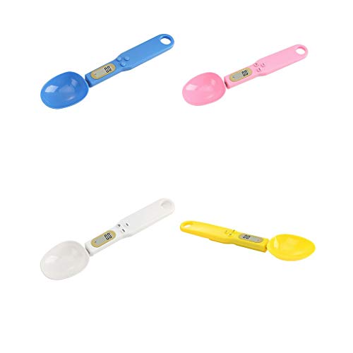 Foto von Centitenk Küchen-Digital-Löffelwaage, 0,1g Hochpräzise elektrische Messwaage für Flüssig-/Schüttgut-Tee-Mehl Kitchen Spoon Weight usw, blau
