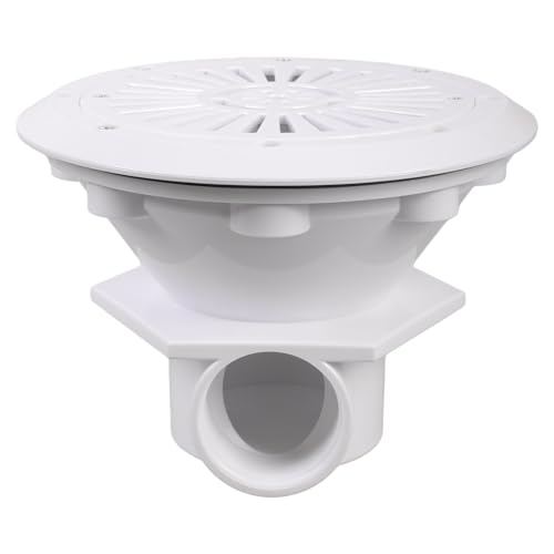 Grille de vidange de piscine amovible et bouchon d'hivernage universel
