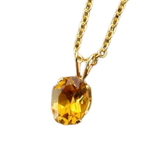 Pendentif citrine et argent 925 pour stimuler le plexus solaire