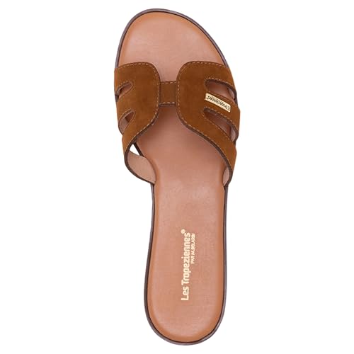 LES TROPEZIENNES PAR M. BELARBI Damen Hamiga Stadtschuhe, Pantolette und Clog, Cognac, 41 EU