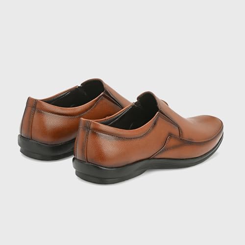 Image of Centrino Men's Formal Shoe | Cushioned Insole Comfortable Shoes | Trendy & Classic Design | Durable TPR Sole Footwear (8112)