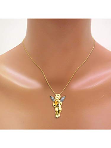 Rylos Jewelry For Women Yellow Gold Plated Silver Hugs & Kisses Guardian Angel Necklace, Tennis Bracelet, & Ring Gemstone W/Diamonds Adjustable 7"-8" Wrist & 18" Chain Citrine Birthstone Jewelry #TOP2