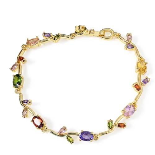 Image of SALTY Tulip Bracelet for Women Anti Tarnish | Fancy Floral Bracelet | Jewellery Gifts | Hand Band | Fashion Accessories for Girls | Minimal Jewelry Design | Gift for Rakhi | Gift for Diwali, Christmas, Marriage, Birthday