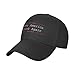 Haebfsl Make America Drunk Again Funny Fashionable Vintage Low-Profile Baseball Cap,Unisex Adjustable Dad Hat,Black