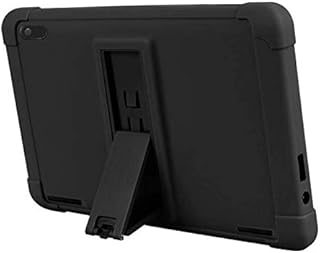 Onn 10.1 inch Tablet / Model: ONA19TB003 Case, [Kickstand] Shockproof Silicone Case Cover + PC Tablet Bracket Case for Onn 10.1 inch Tablet (Black)