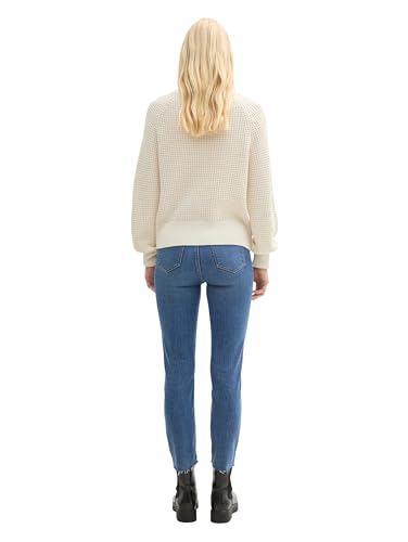 Jean paper bag Tom Tailor Denim coupe moderne ajustee avec ceinture - 2