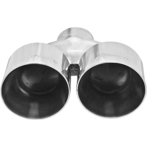 Flowmaster 15391 Exhaust Tip Dual 4 Inch Angle Cut Polished 304 Stainless Steel Fits 2.50 Inch Tubing Weld on by Flowmaster - Image 3