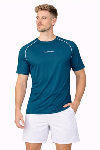 Image of Men's Olive Green Performance T-Shirt, Quick Dry, Breathable, 2-Way Stretch, Reflective Detailing, Running & Gym Wear