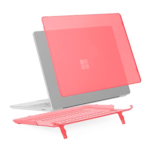 mCover Case Compatible ONLY for 2020-2024 12.4" Microsoft Surface Laptop Go 3/2 / 1 with Touch Screen (NOT Compatible with Any Other Surface Models) - Clear