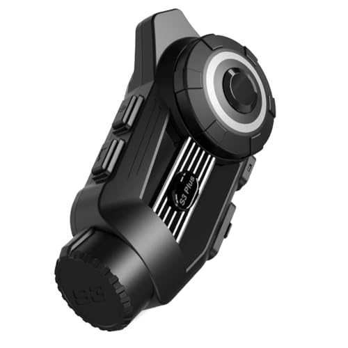 Intercomunicador de moto S3 Plus para rutas en grupo de 6 personas con cámara de video 2K
