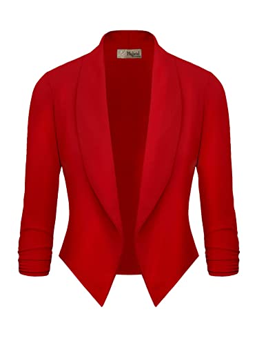 Hybrid & Company Versatile and Modern Women's Nylon Ponte De Roma Open Blazer Jacket2