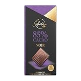 CARREFOUR SELECTION – Chocolat Noir Intense 85% pour les Amateurs de Saveurs Authentiques (Tablette 80g) - Le Lot De 4