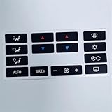 【Material】Wartungsaufkleber für Bedientasten aus hochwertigem PVC, ungiftig und geruchlos, leicht und langlebig, verschleißfest, hochtemperaturbeständig, verblasst und wellt sich nicht leicht.