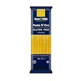Sam Mills - Fettuccine Sin Gluten - 1 paquete de 500 g - 100% Harina de Maíz - Fabricado en Instalaciones Sin Gluten - Mejora el Tránsito Intestinal - Ideal para Dietas Veganas
