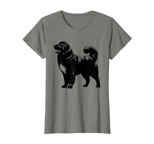 Stai cercando Abbigliamento per cani Pastore Caucasico? Il design del pastore caucasico - perfetto per il ritratto, la scala di grigi, nonché monocromatica e l'illustrazione.