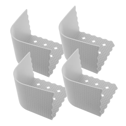 INOOMP 4pcs Silicone Bed Sheet Fasteners Invisible Slip Clips for Stable Bedding Quick Installation Sheet Holders for Use Mattress Friendly Design