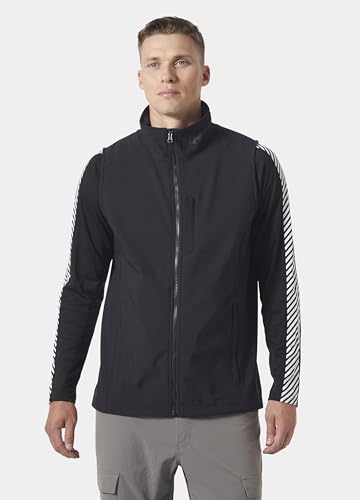 Image of Helly Hansen Paramount Softshell Vest - Men's Fleece Lined, Breathable, Water & Wind Resistant, Lightweight Hiking Outerwear