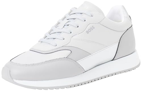 BOSS Kai_Runn_nymxmt, Zapatillas Mujer, Medium Grey, 38 EU