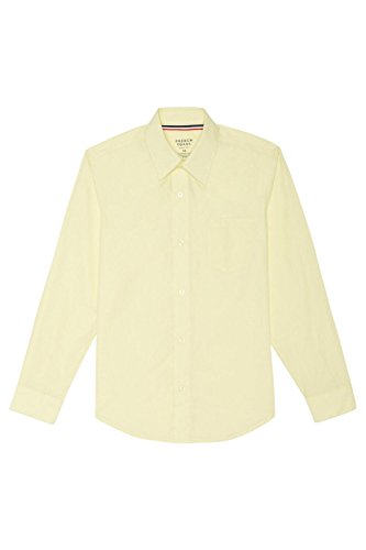 Image of French Toast Boys' Expandable Collar Button Down Dress Shirt with Long Sleeves (Standard & Husky)
