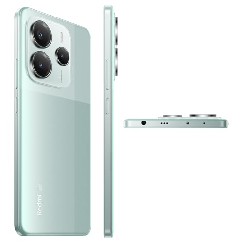 XIAOMI Redmi Note 14 5G + LTE (for Tmobile Mint Tello Global) (256GB + 8GB) 6.67" NFC 120Hz 108MP AI Triple Cam Unlocked Model 24094RAD4G Dual Sim (Coral Green)