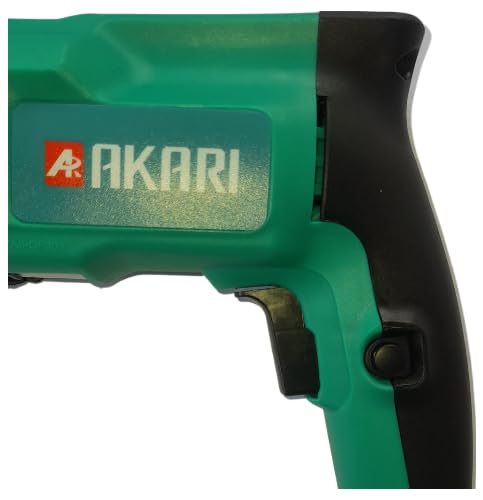 Close-up of the trigger and handle area of the REDFOX Akari APT-RH-20 Hammer Drill