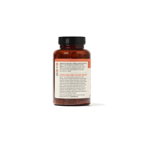 Naturewise Vitamin E 400 Iu Softgels (180Mg Dl-Alpha) - Dairy, Gluten, And Soy Free, Non-Gmo Antioxidant Dietary Supplement For Skin thumb #6