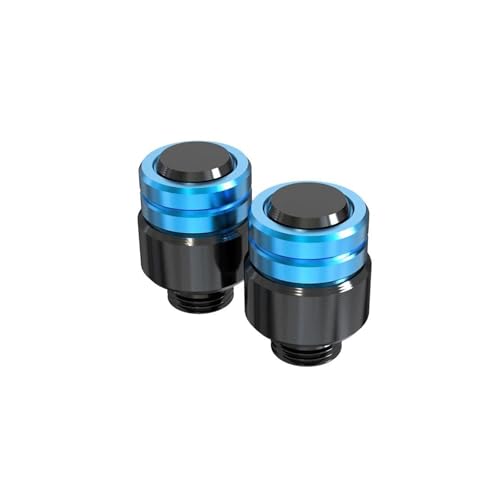 Motorrad Spiegel Stopfen Für Aprilia Für Shiver 750 900 2007-2023 Motorrad Rückspiegel Stecker Loch Schraube Kappe(Light blue,M8)