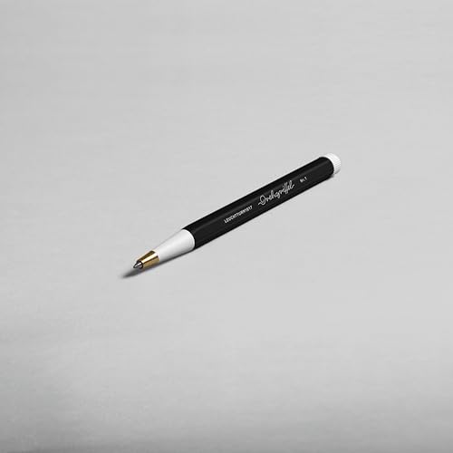 Image of LEUCHTTURM1917 Gel Pen Drehgriffel No.1 Black | Document Proof Black Ink, Twist Mechanism, Drehgriffel No. 1, 0.5mm Tip, Smooth Writing, Gift