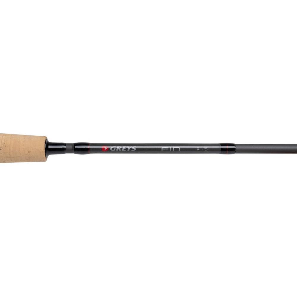 Greys Fin 8' 4wt Fly Rod and Reel Combo, 4-Piece Graphite Rod, Large Arbor Disc Drag Fin Reel
