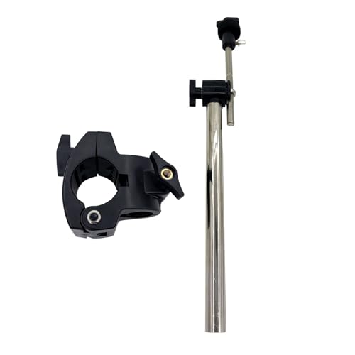 Jiayouy Electronic Drum Cymbal Mount Holder Straight Cymbal Mounting Arm wtih 37mm Drum Rack Clamp...