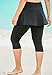 Swimsuits For All Swim 365 Women's Plus Size Skirted Swim Capri Pant - 28, Navy