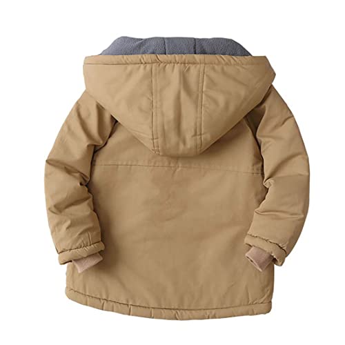 Image of Boys Girls Winter Outwear Coats, Kids Warm Outfits,Windproof Jacket for Toddler 1-8Y