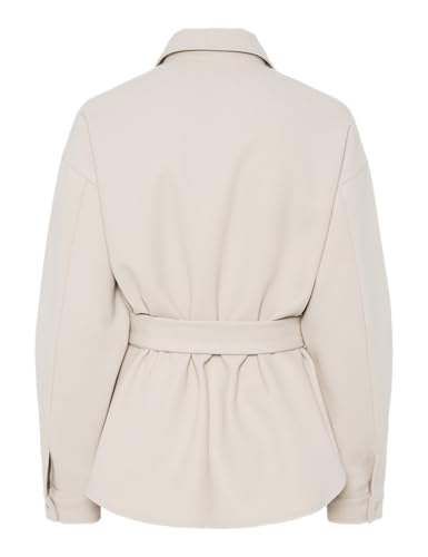 Chaqueta sobrecamisa Pcvega Shacket Noos gris plata de mujer talla M 2