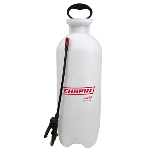 Chapin 20543 Pump Sprayer 3Gallon Foaming Lawn & Garden Translucent Poly Tank Adjustable Nozzles AntiClog Filter 12 Wand & 34 Reinforced Hose for Weed Pest & Fertilizer Applications