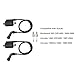 FZJDSD 2 pair Ignition Coil & Spark Plug 33410-38B00 33420-38B00 Compatible with Suzuki Intruder VS1400 1987-2009 VL1500 1998-2004 Replace 33420-10F10