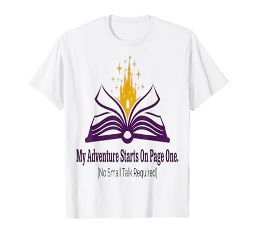 Introvert Books My Adventure Start On Page One Small Tal�Ȃ� T�V���c