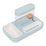 Keine Lecks und Spritzer - die angehobenen Kanten sind nach oben gebogen, um Verschüttungen und Spritzer zu verhindern, und Sie müssen sich nach einem Haustiermehl nicht um unordentliche Böden kümmern.