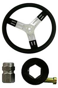 Volante Esportivo de Alumínio Bryke Racing com Engate Rápido e Cubo, 38,1 cm, Modelo 5