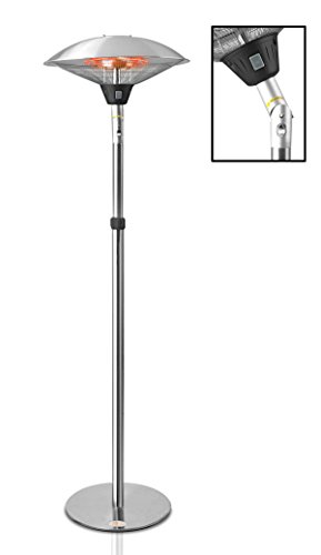 2.100 Watt Standheizstrahler mit Infrarot- Goldröhren