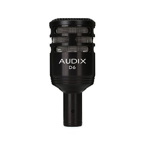 D6 Dynamic Instrument Microphone for Kick Drum, Floor Tom, Bass Cabs, and Leslie Low