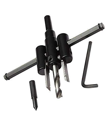 BESTDI Adjustable 1-Inch to 6-Inches Hole Saw Circle Cutter Drill Bit Tool for for Wood Board, Plastic Board, Plywood, Gypsum Board Saw Round Cutting (Diameter 30-200 mm) (B0C9TZND41) Amazon Price History, Amazon Price Tracker