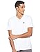 U.S. Polo Assn. Men's V-Neck Short Sleeve T-Shirt, White, Medium