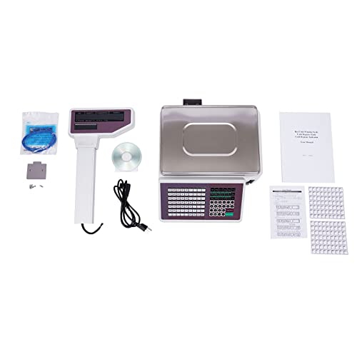 Báscula Electrónica Digital Universal con Impresora y Pantalla LCD miniatura 4