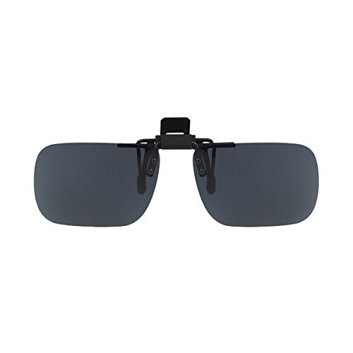 Dioptics Haven Flip Rec Clip on Sunglasses Rectangular
