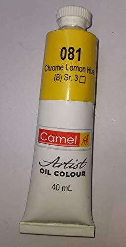 Image of Artist Oil Colour 40 ml Pack Of One (Chrome Lemon Hue 081)
